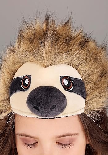 Miniatura 4 de Kit de disfraz de perezoso con diadema y patas de felpa para adultos y niños