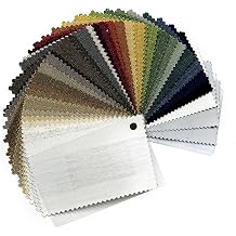 cololeaf Linen Fabric Swatches Used for Custom Curtains to Confirm Colors 38 Colors and 4 Liner Options are Both Detachable
