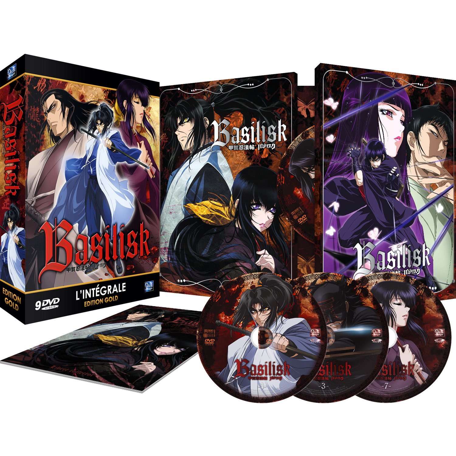 Basilisk : Kouga Ninja Scroll - Intégrale - Edition Gold (9 DVD + Livret)