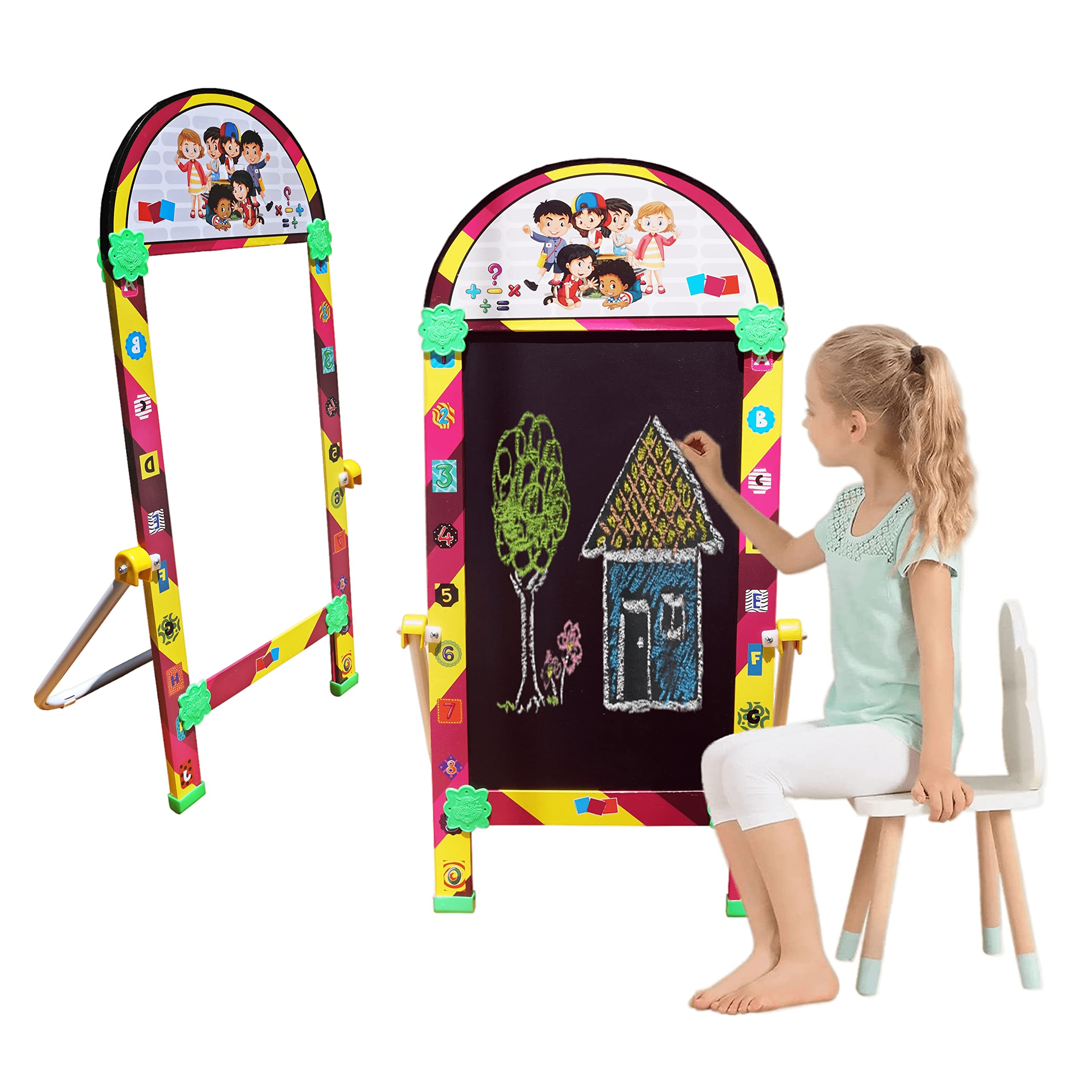 See full amazon price history chart for MUREN 2 in 1 Writing Stand Board for Kids- Black & White Board for Study with Duster, Children Chalk Board with Stand for Learning & Drawing at Home, playschool Toddlers, Girls & Boys (Large) MUREN 2 in 1 Writing Stand Board for Kids- Black & White Board for Study with Duster, Children Chalk Board with Stand for Learning & Drawing at Home, playschool Toddlers, Girls & Boys (Large) (B0C5SZCWT6) Amazon Price History, Amazon Price Tracker