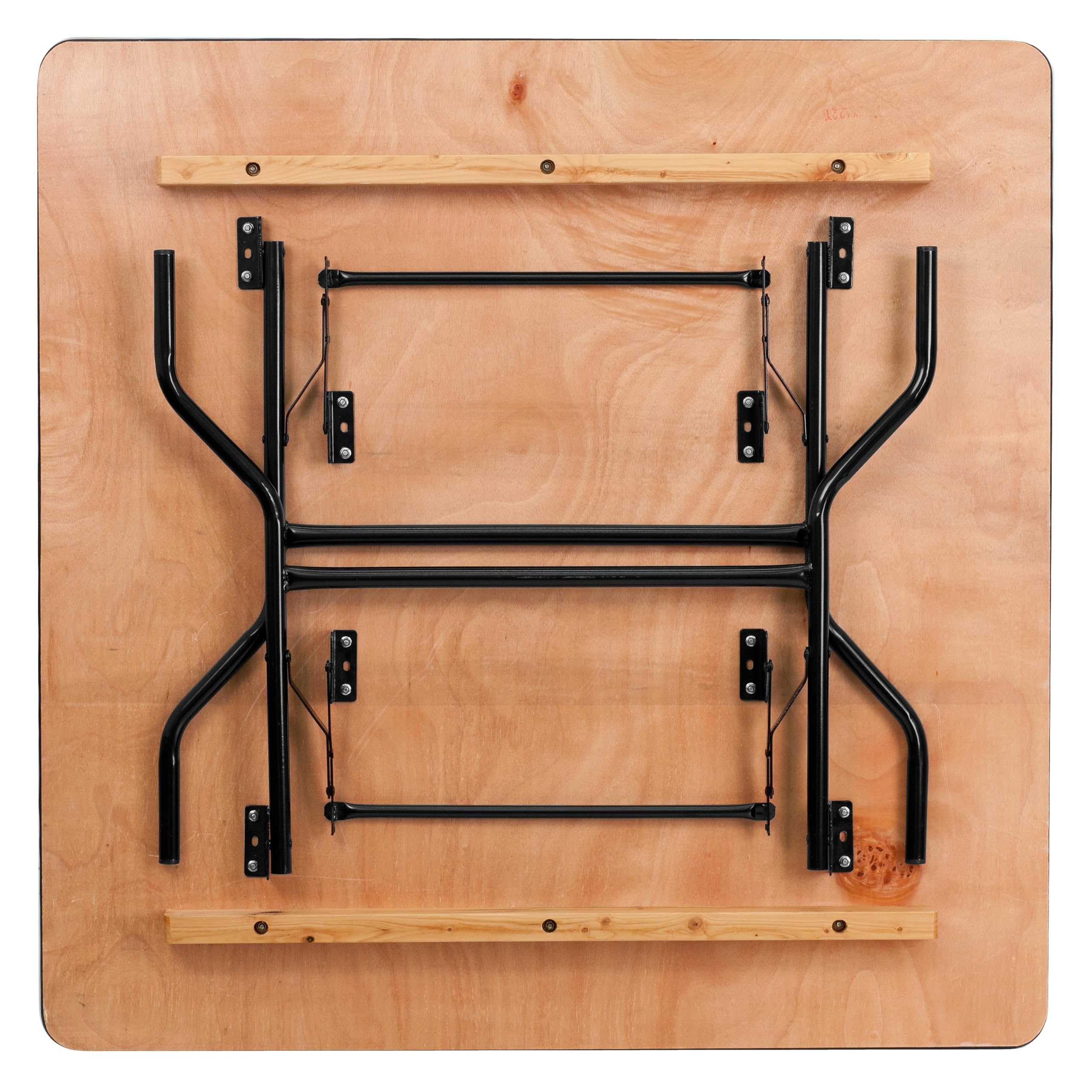 Flash Furniture Mesa de Banquete Plegable de Madera Cuadrada Gerry de 4 pies