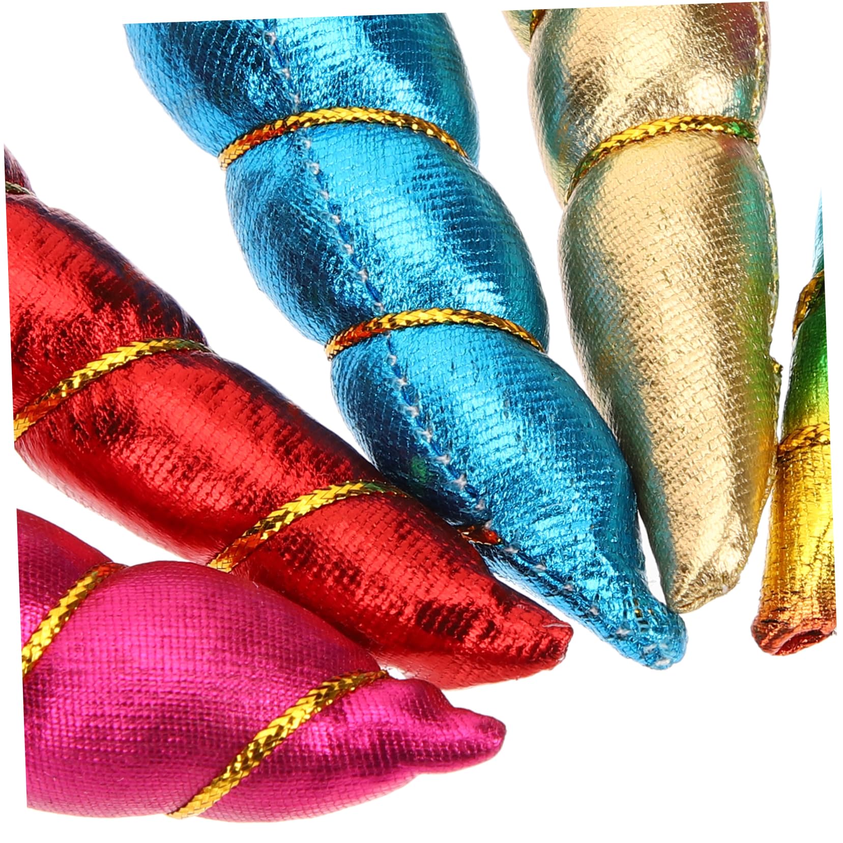 GORGECRAFT 8 Stück 8 Farben Einhorn Horn Stirnbänder Bunter