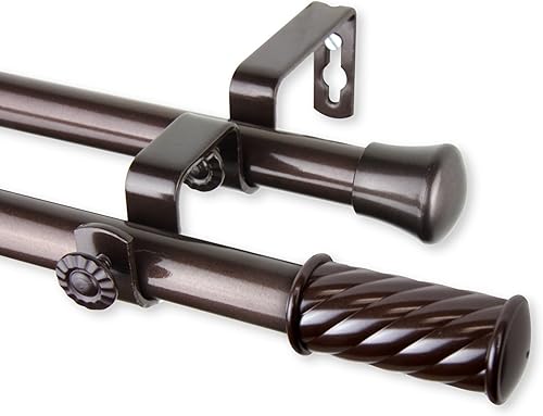 Miniatura 9 de Rod Desyne Grip - Barra de cortina doble (0.4 in de diámetro)