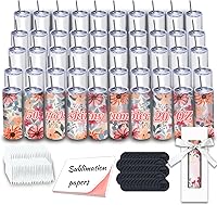 ZONEGRACE 50 Pack 20oz Skinny Straight Sublimation Tumblers - Blank White Stainless Steel Insulated Bulk with Lids