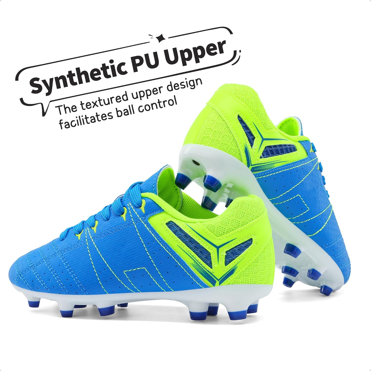 DREAM PAIRS Boys Girls Soccer Football Cleats Shoes for Little Kid/Big Kid - Image 5