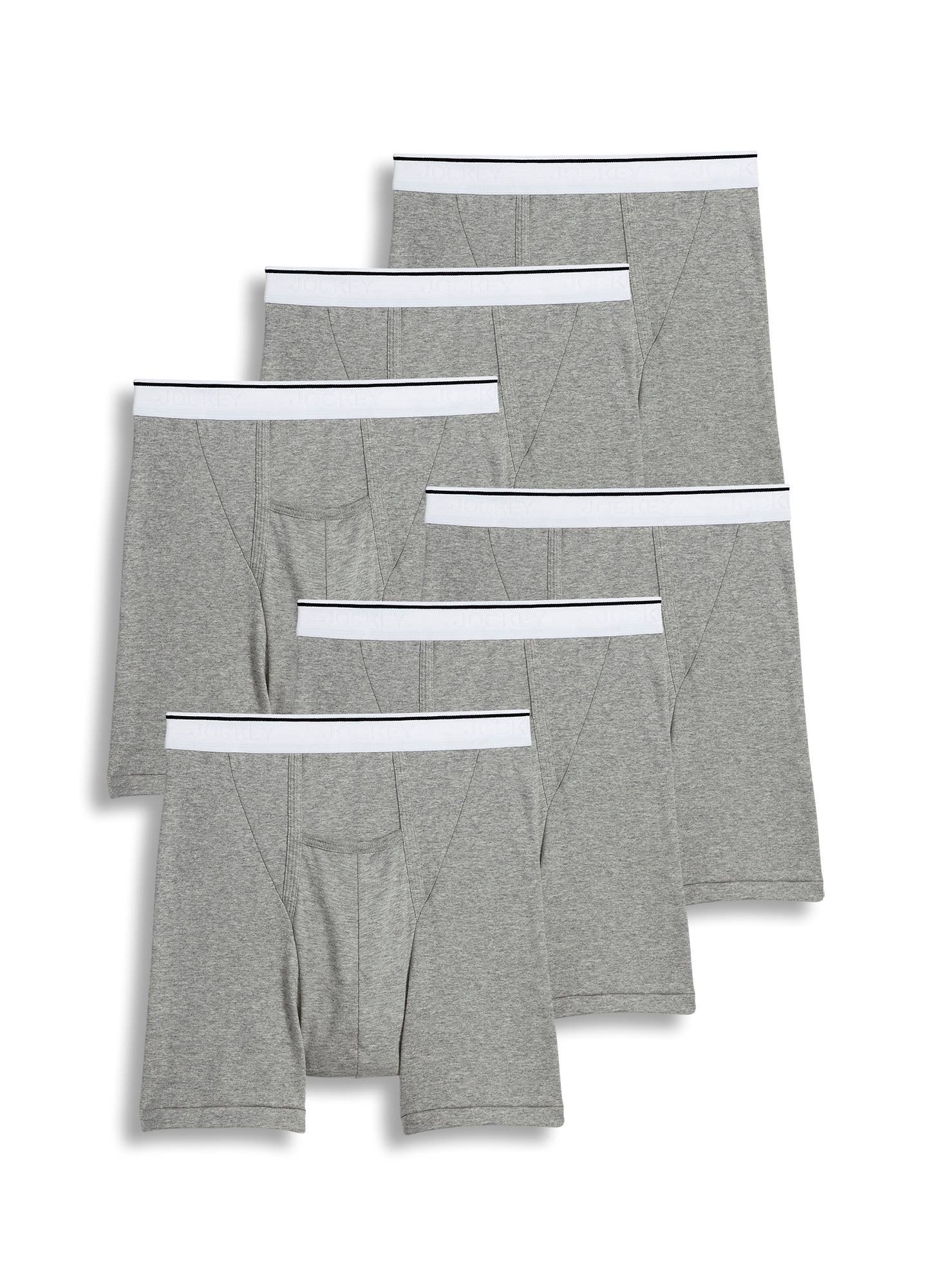 Men's Underwear Pouch 5" Boxer Brief - 6 Pack