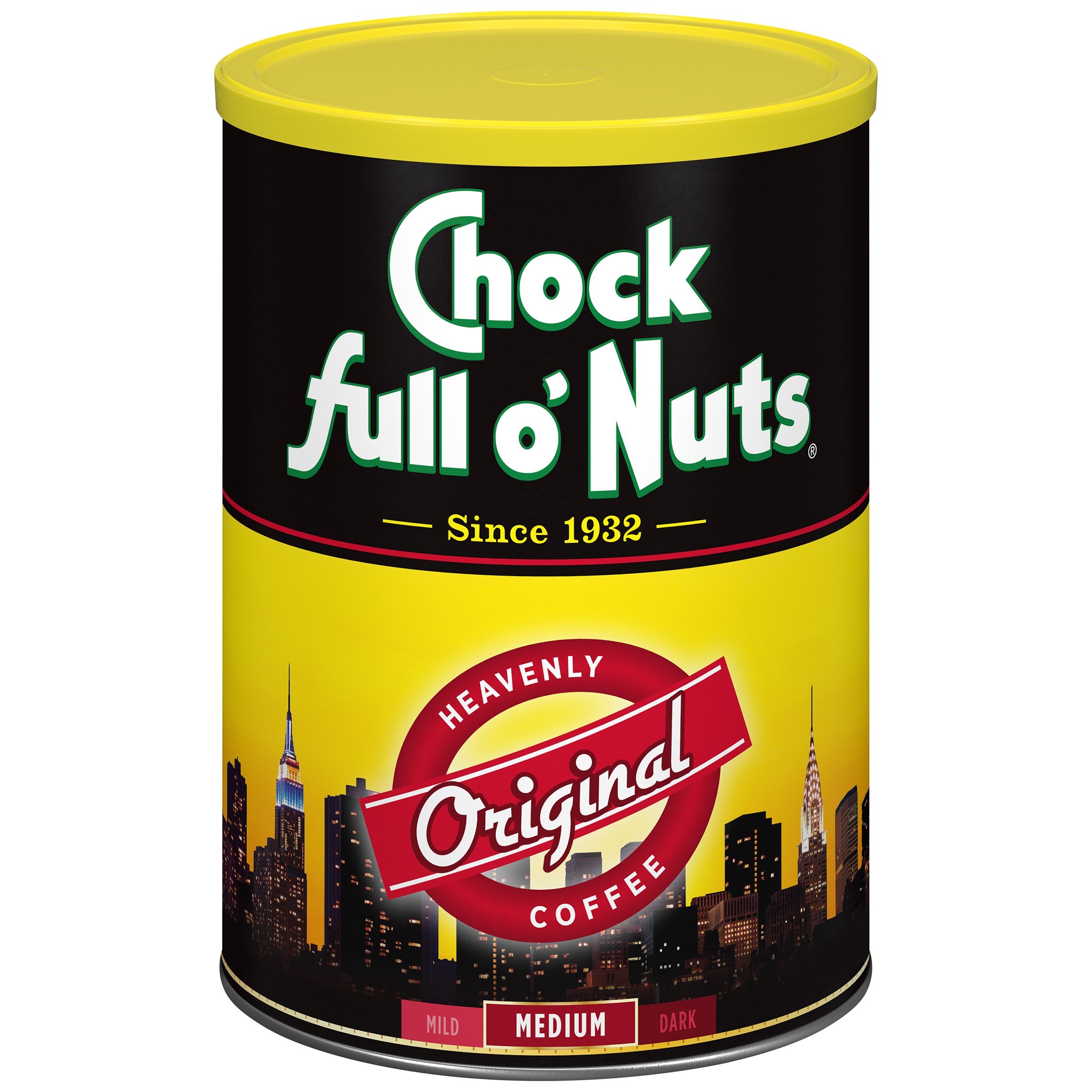 Amazon.com : Chock Full O' Nuts Coffee, Regular, Amg, Can, 11.3