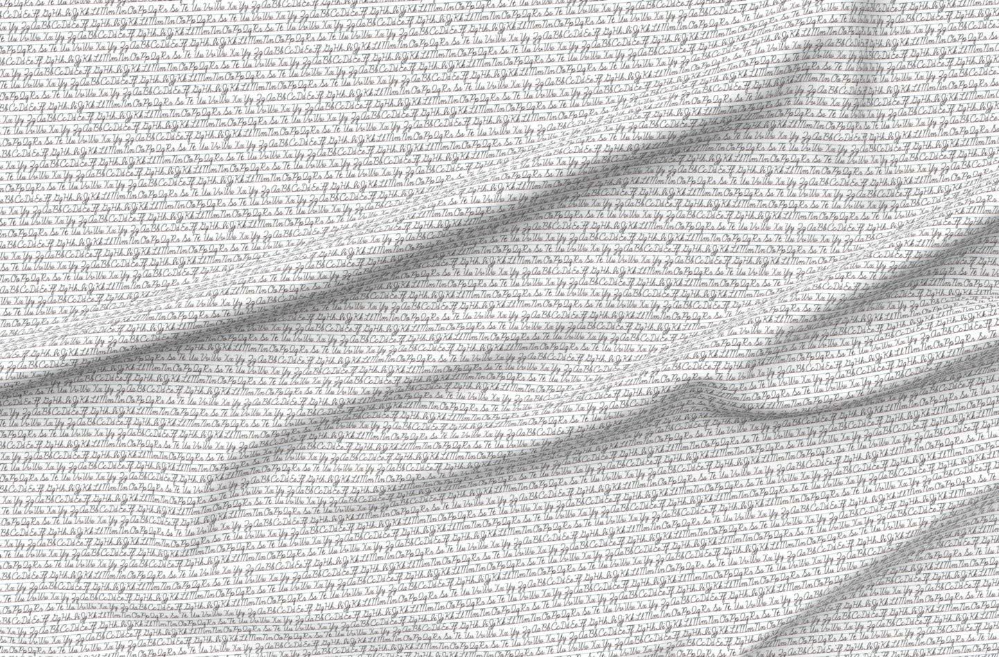 Spoonflower Fabric - Handwriting School Teacher Script Printed on Petal Signature Cotton Fabric Fat Quarter - Sewing Quilting Apparel Crafts Decor