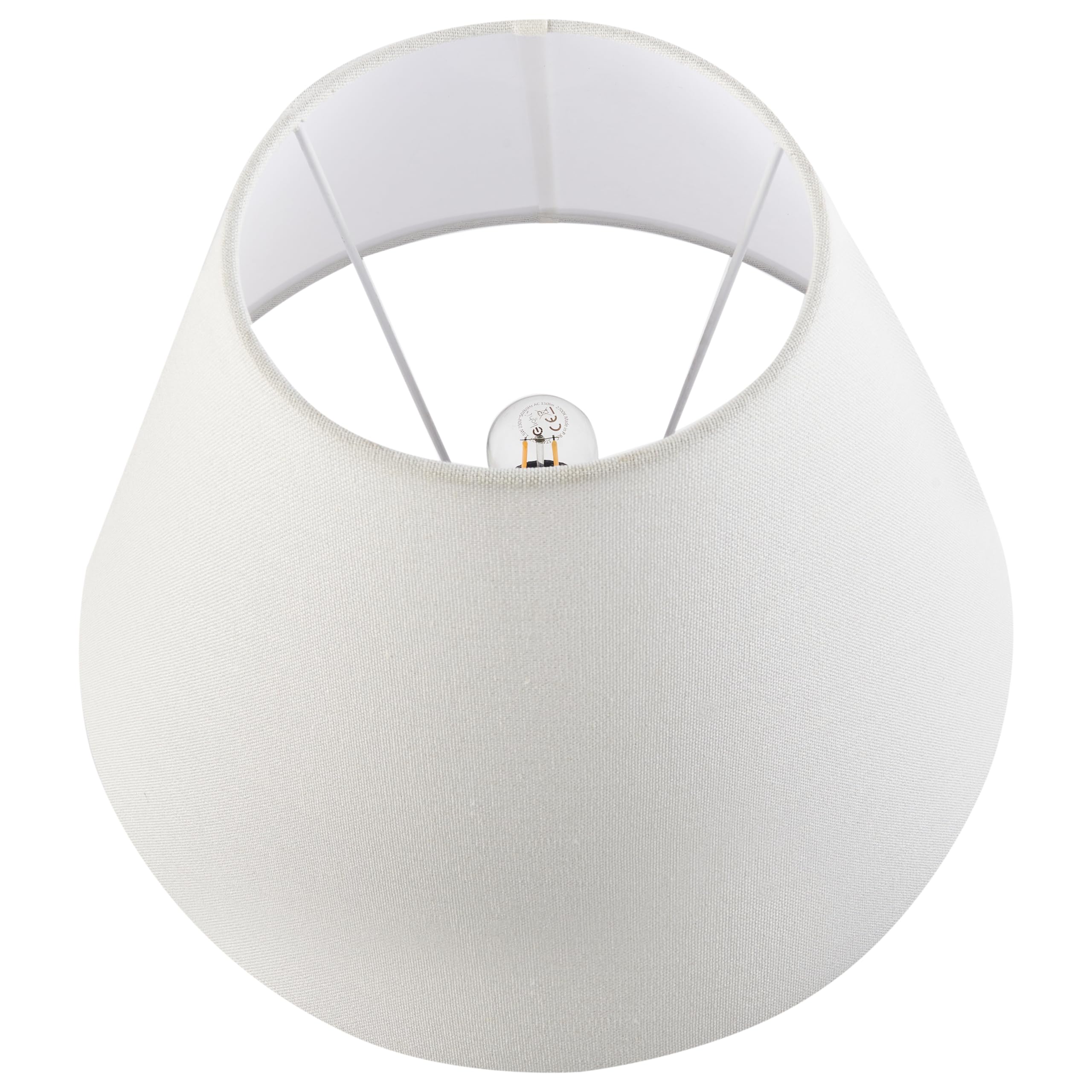 Beliani Lampada da tavolo elegante con base in porcellana bianco e blu