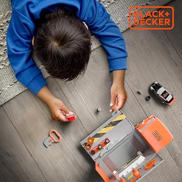 Lollipop Mobile Service Garage Truck Toy with Flip-Open Storage - Take-A-Part Car, Realistic Tools, Garage Accessories Included - Great Toy for 6+ Years