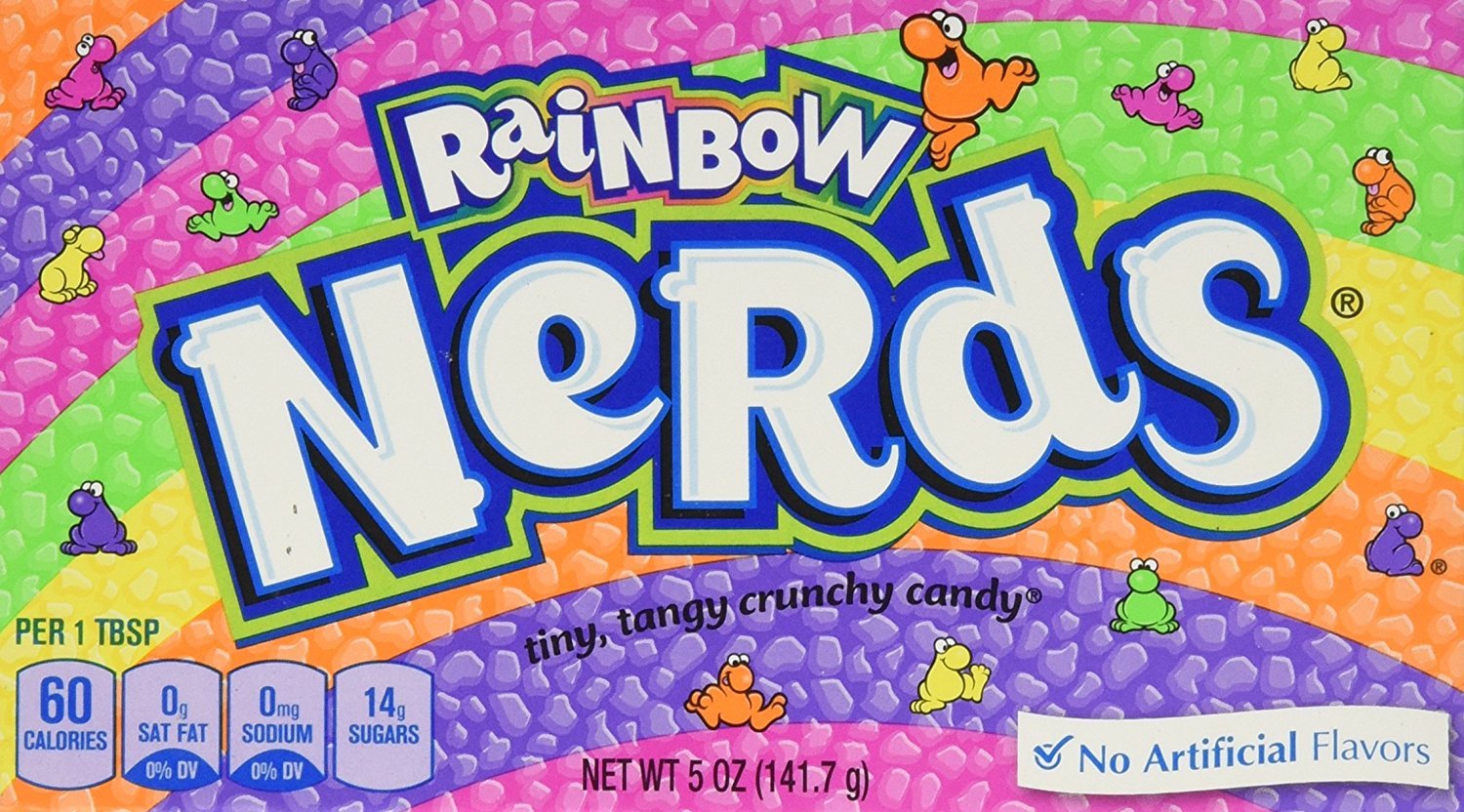 Rainbow Nerds 141g (Pack of 6)