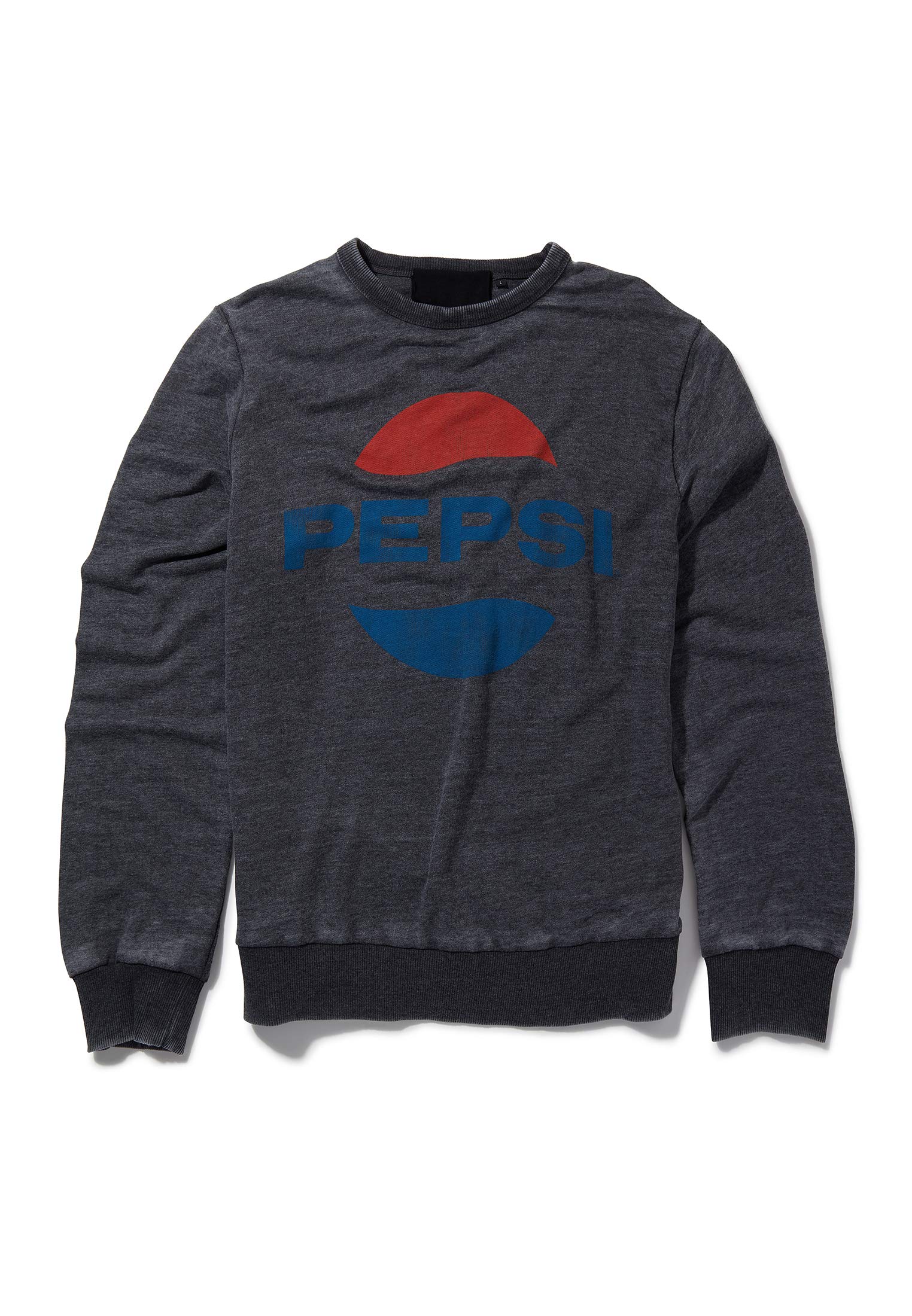 Recovered Pepsi Classic Oval Logo Charcoal Sweatshirt