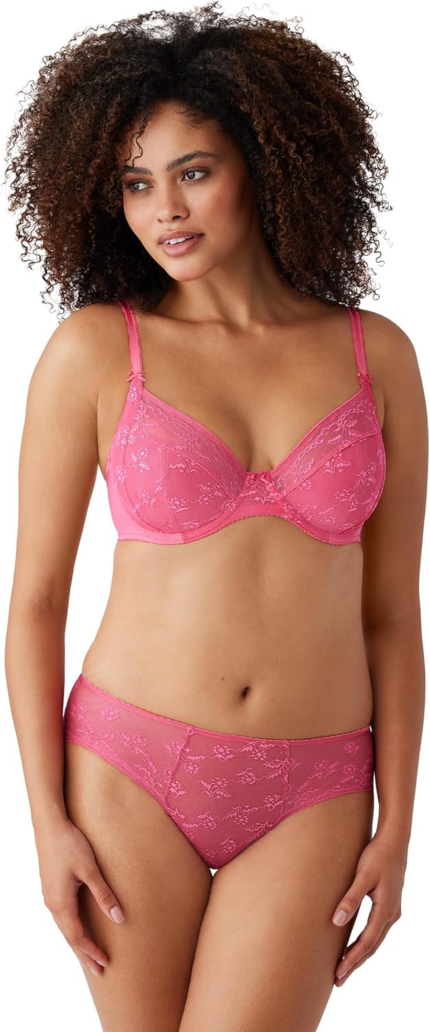 Wacoal Women's Lifted in Luxury Full Figure Lace Unlined Underwire Bra - Image 5