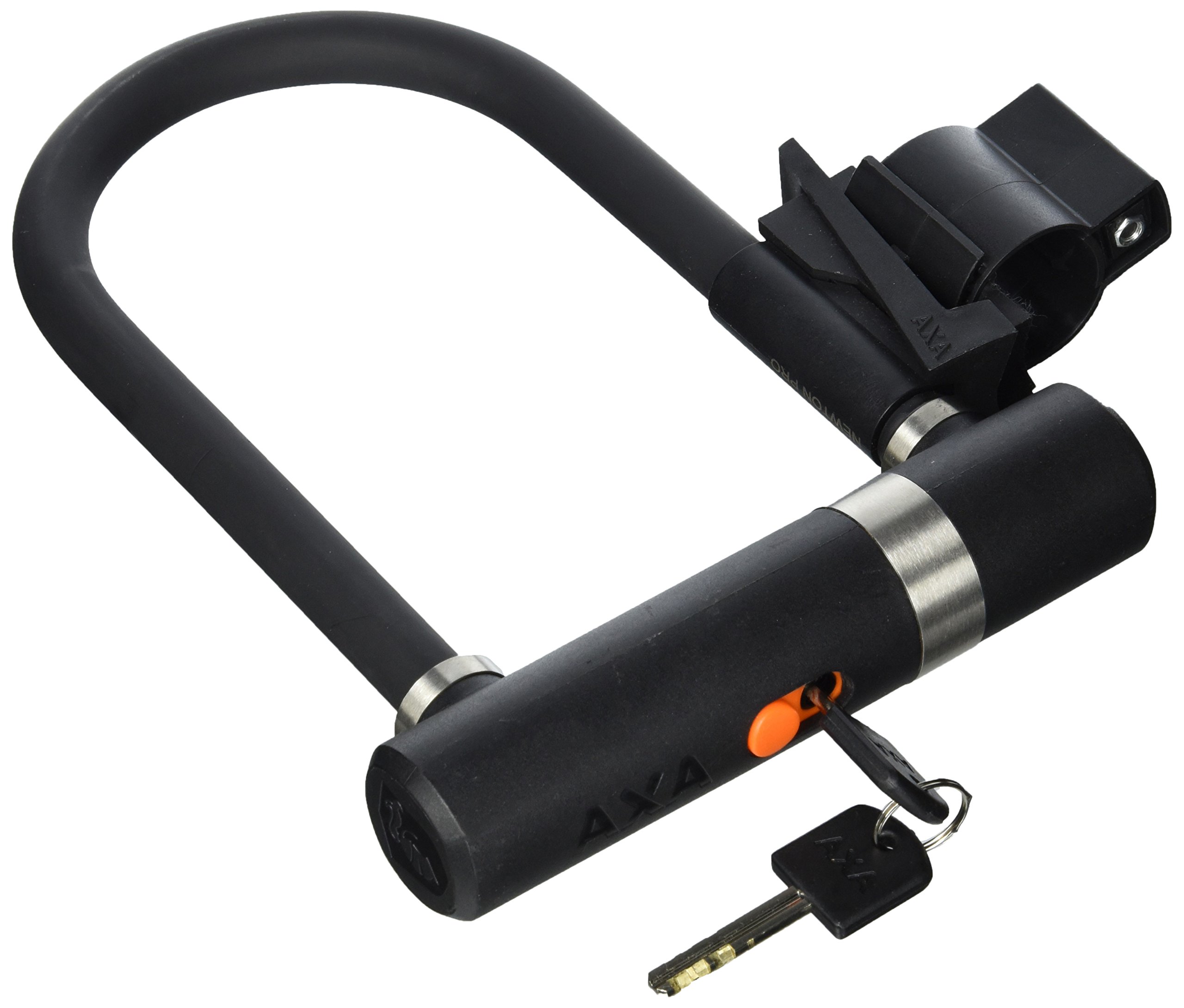 AXA Newton Pro Antivol vélo, Antivol U, Cadenas pour vélo et scooter, VTT, Vélo électrique, Extra robuste, Sécurité 15 sur 15, 19 cm x 17 mm