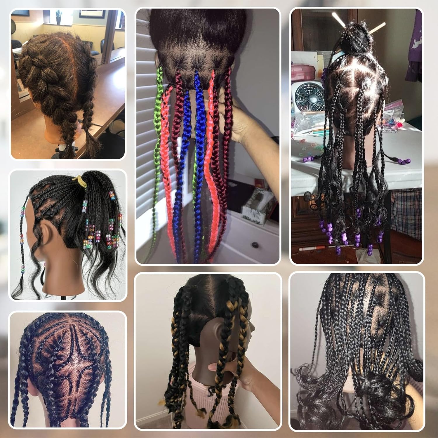 Mannequin Head Human Hair with 100% Real Hair Cosmetology Mannequin Doll Head for Hairdresser Practice Braiding Hairstyling With Free Tropid Stand (18 Inch)