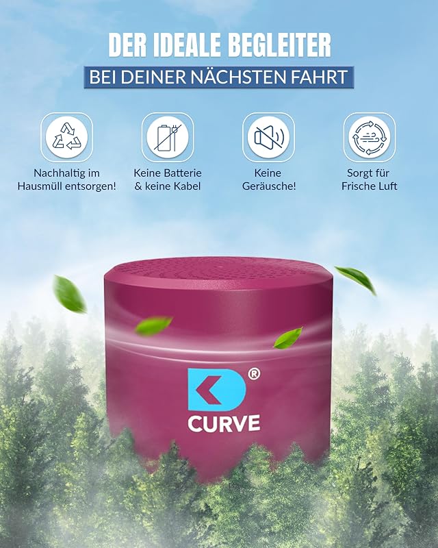 DK medical Curve légtisztító granulátum autóhoz otthonhoz csendesen