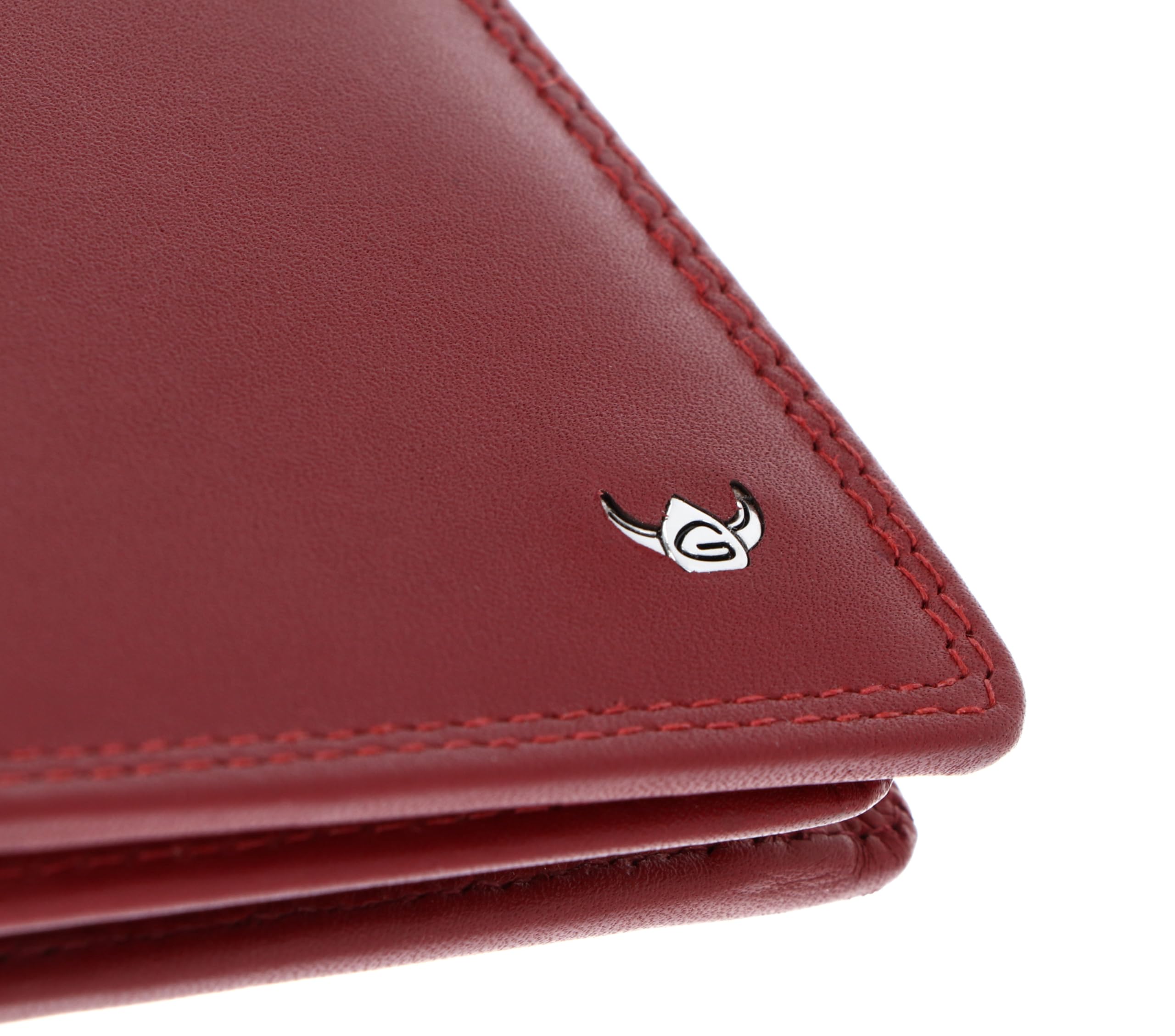 Golden Head Cuero Monedero Polo RFID Protect Scheintasche 1138 Rot Rojo Oscuro