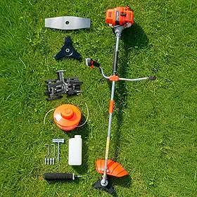 Roçadeira Multifuncional Á Gasolina Profissional 75cc 2 Tempos 3hp Monte Seu Kit Lamina