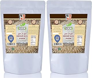 دقيق الأرز البني من ايكو هيلثي، 1 كيلوجرام (مجموعة من قطعتين)