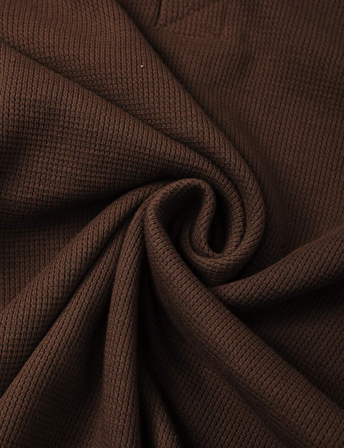 H2H Men's Casual Slim Fit Henley Cotton Shirts Long Sleeve Lightweight Waffle Fabric XX-Large Cmttl0104-brown