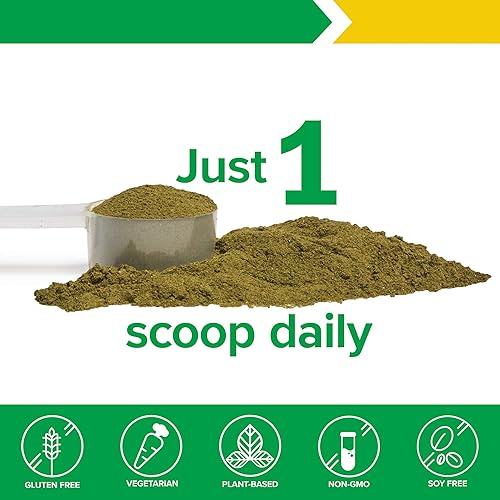 Miniatura 6 de Vibrant Health Vibrance polvo de superalimento verde a base de plantas piña naranja 30 porciones