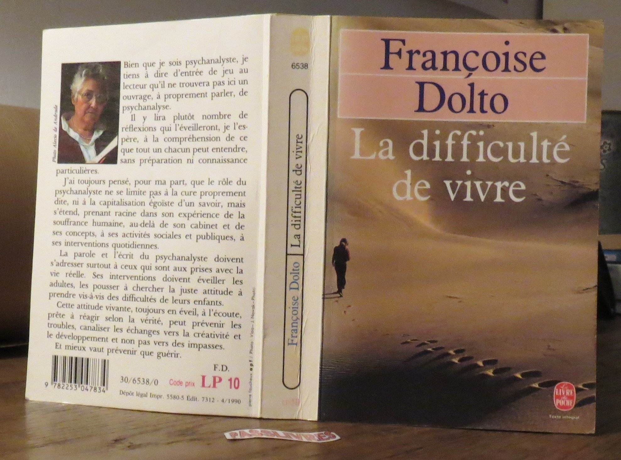 DIFFICULTÉ DE VIVRE (LA) Françoise Dolto