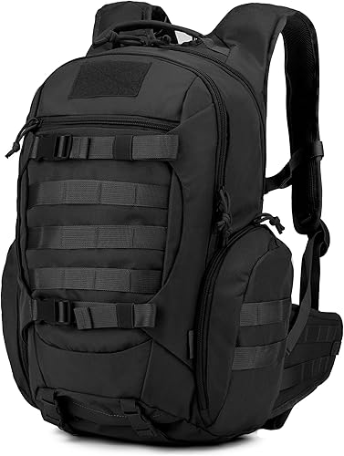 Mardingtop Mochila táctica para hombres, mochila militar Molle para senderismo, mochila de motocicleta, mochila EDC de 28 L