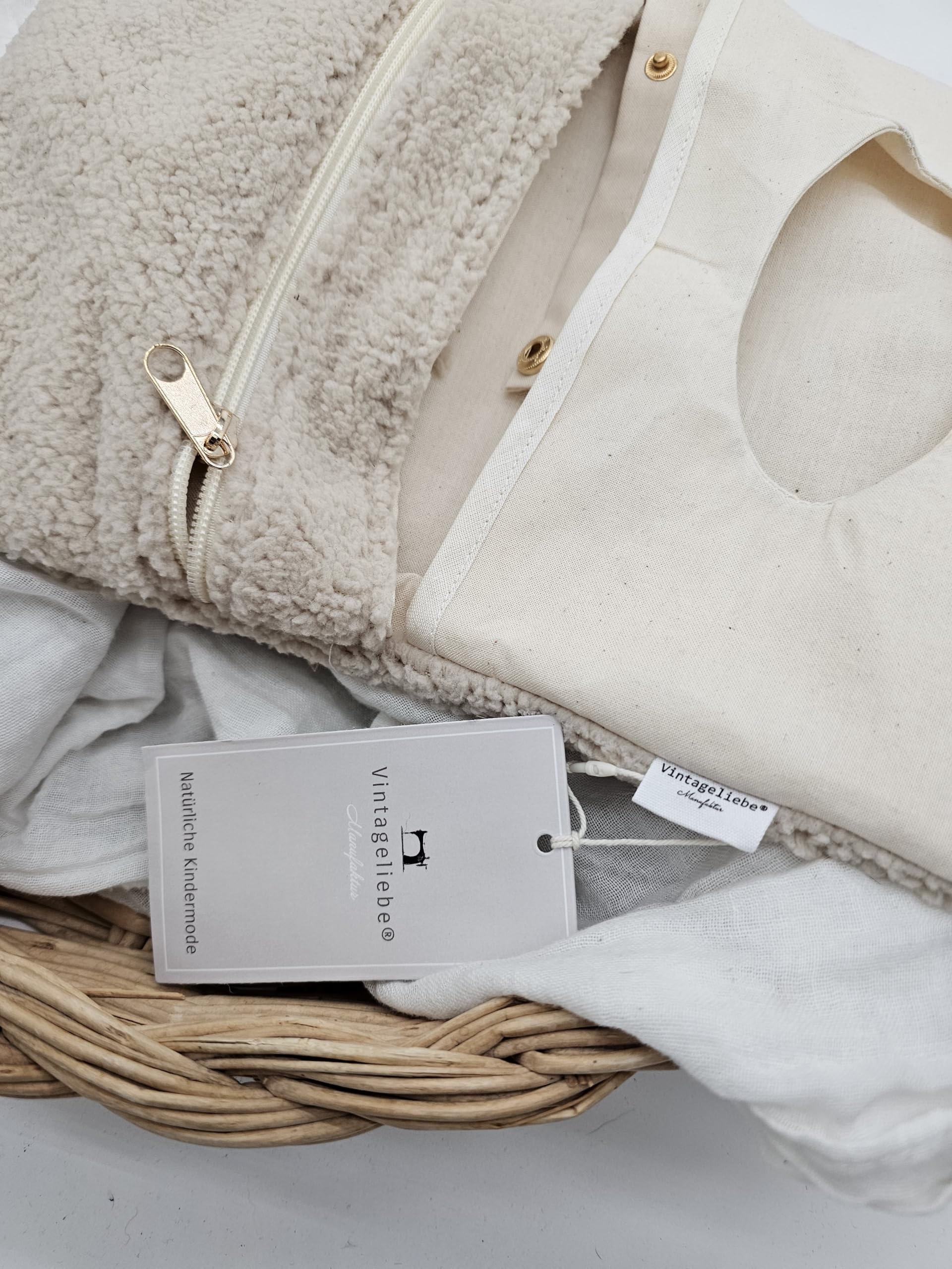 Vintageliebe® | 3 in 1 Windeltasche | mit super praktischen Reisverschlussfach, Feuchttücherfach, Schnullerhalter und Windelfach