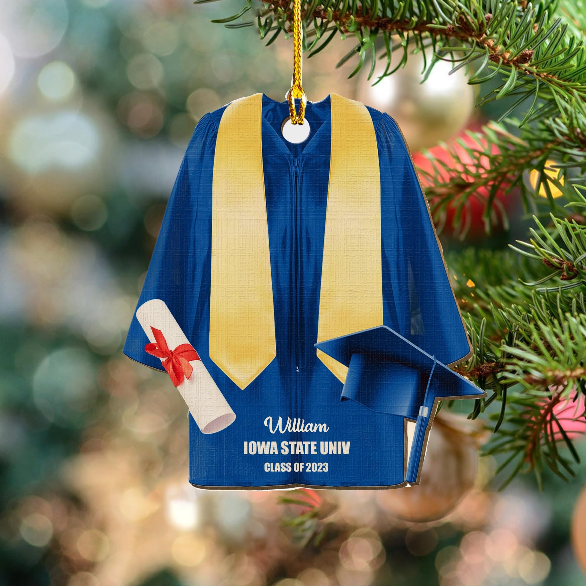 Amazon.com: Personalized Graduation Christmas Ornament, Graduation ...