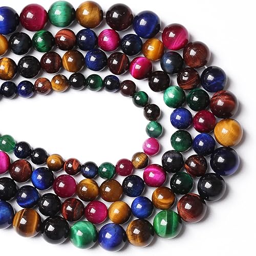 Miniatura 199 de 36 cuentas de cristal de larimar azul natural de 0.394 pulgadas para hacer joyas y pulseras Larimar azul,Jade birmano,Jade azul pavo real,Ágata