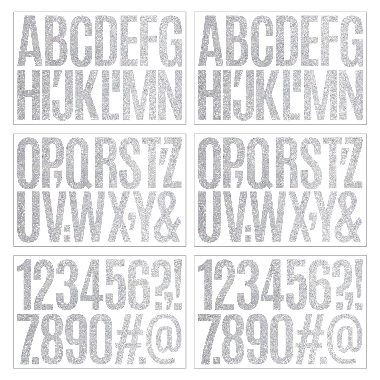 10 Sheets Letter Stickers 1000Pcs 3Inch Glitter Alphabet Stickers Vinyl Self Adhesive Stickers Kit Big Font Stick on Letters Peel and Stick for for