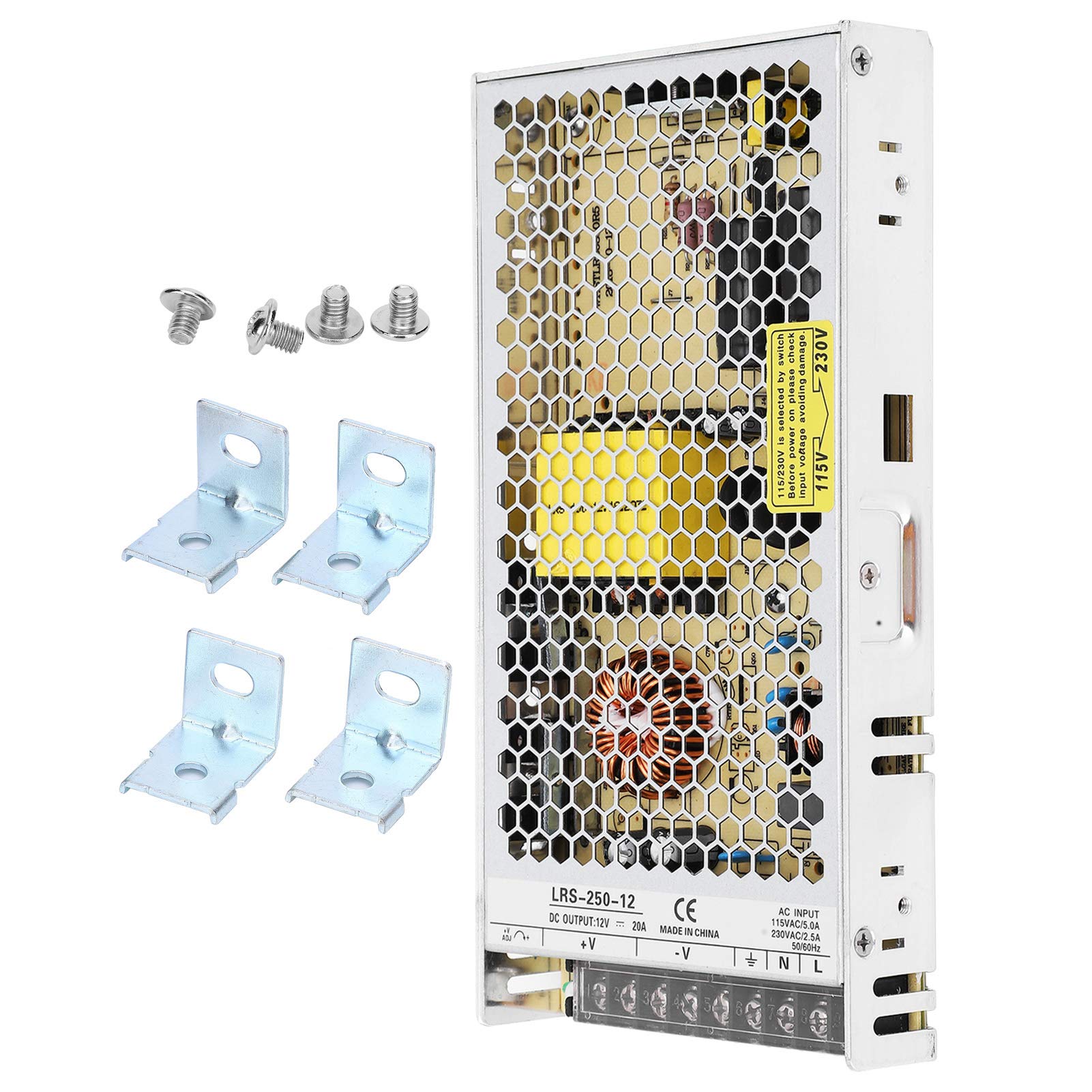 Fafeicy Schaltnetzteil 250W, AC-DC-Wandler mit Einstellbarer Spannung