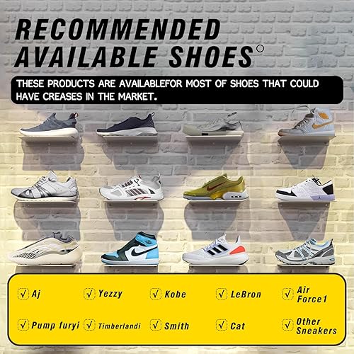 Miniatura 5 de Doni 2 Pair Crease Protector for Air Force Shoes, Sneaker Shoes Protectors Against Shoe Creases,