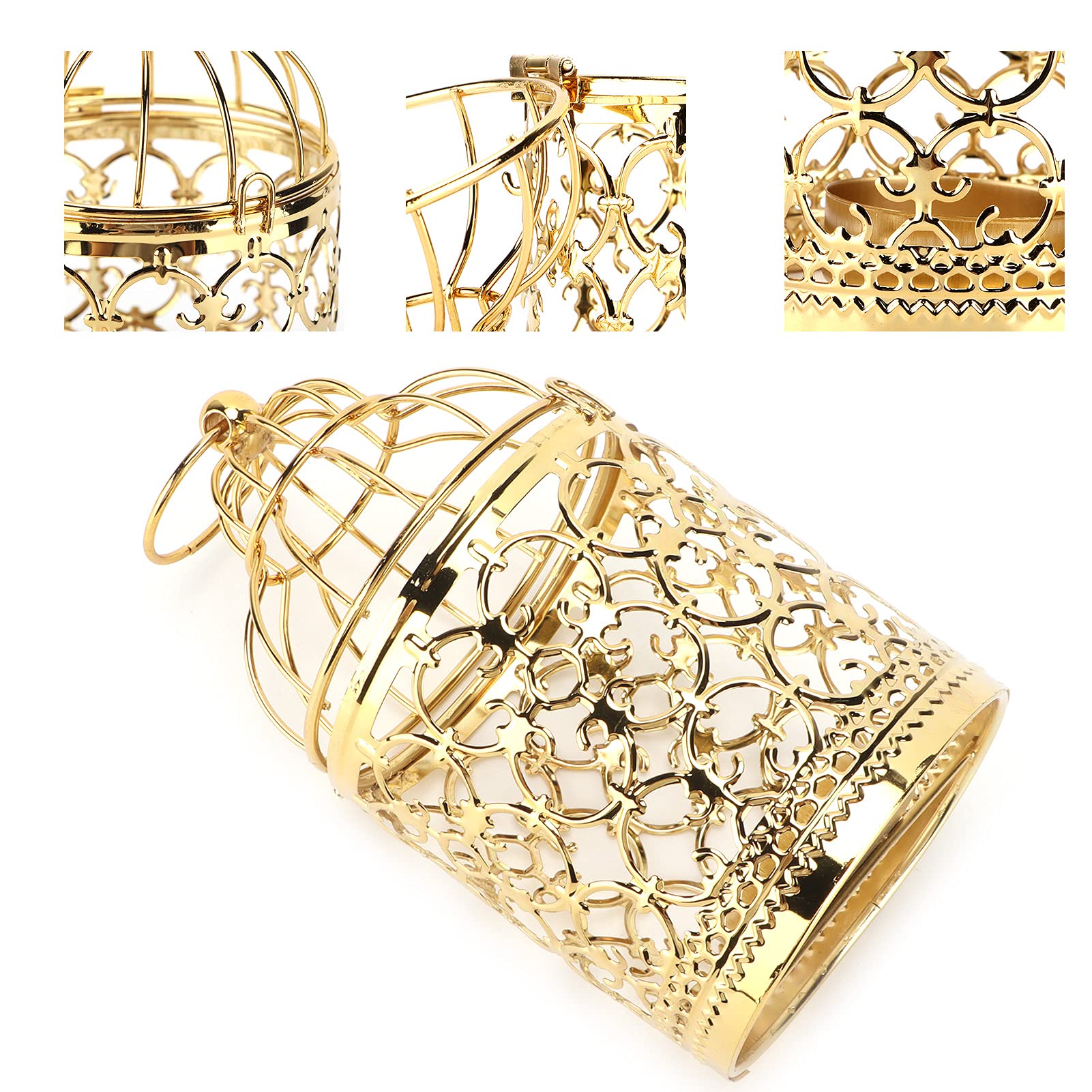 Cottage Wood and Metal Lantern