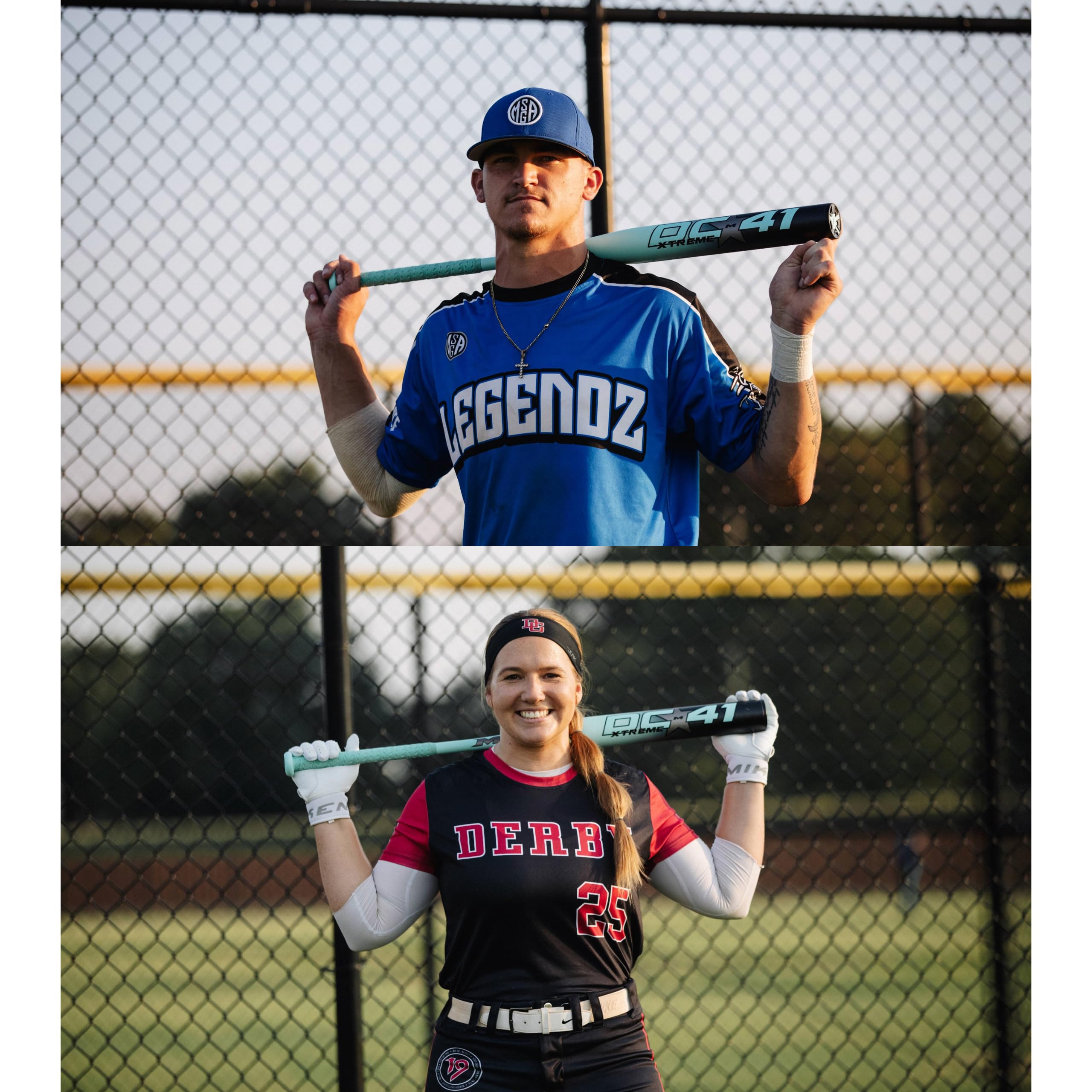 Miken | 2025 | DC41 Slowpitch Softball Bat | USSSA | 13.5