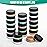 Houseables Sample Containers, Sample Jars, Lip Balm Containers, Mini Jars with Lids, Small, Empty for Makeup, Powder, Gloss, Cosmetic, Tiny, Chapstick, Dab, Wax, Scrub, Little, Plastic, 3 Gram, 200PK