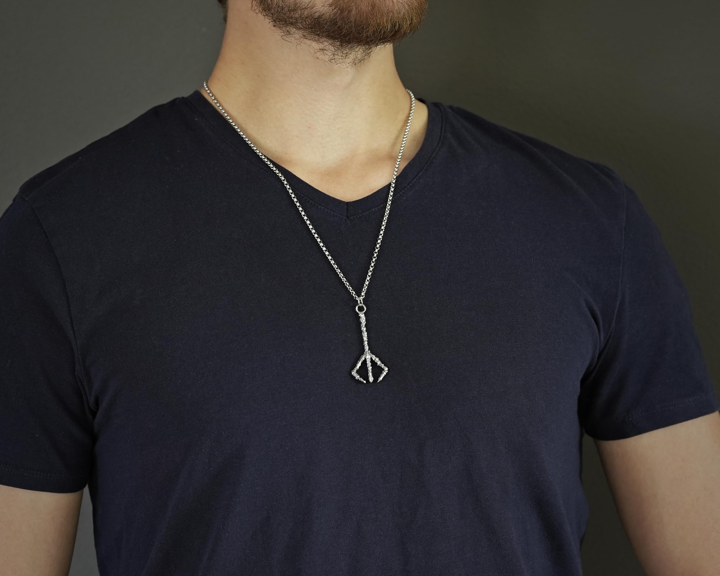 Baldur Jewelry Hunter Rune Kette mit Gothic-Fantasy-Anhänger