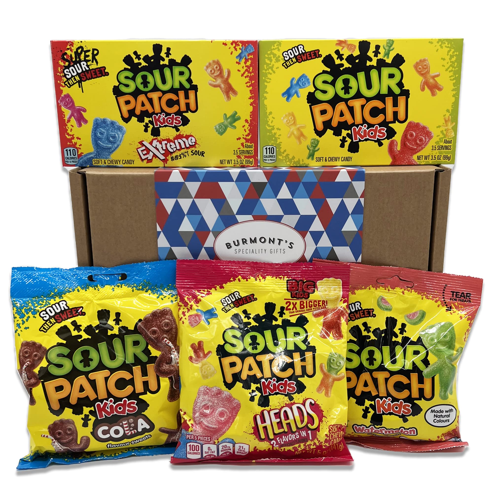 Sour Patch Kids Super American Candy Selection Gift Box Including