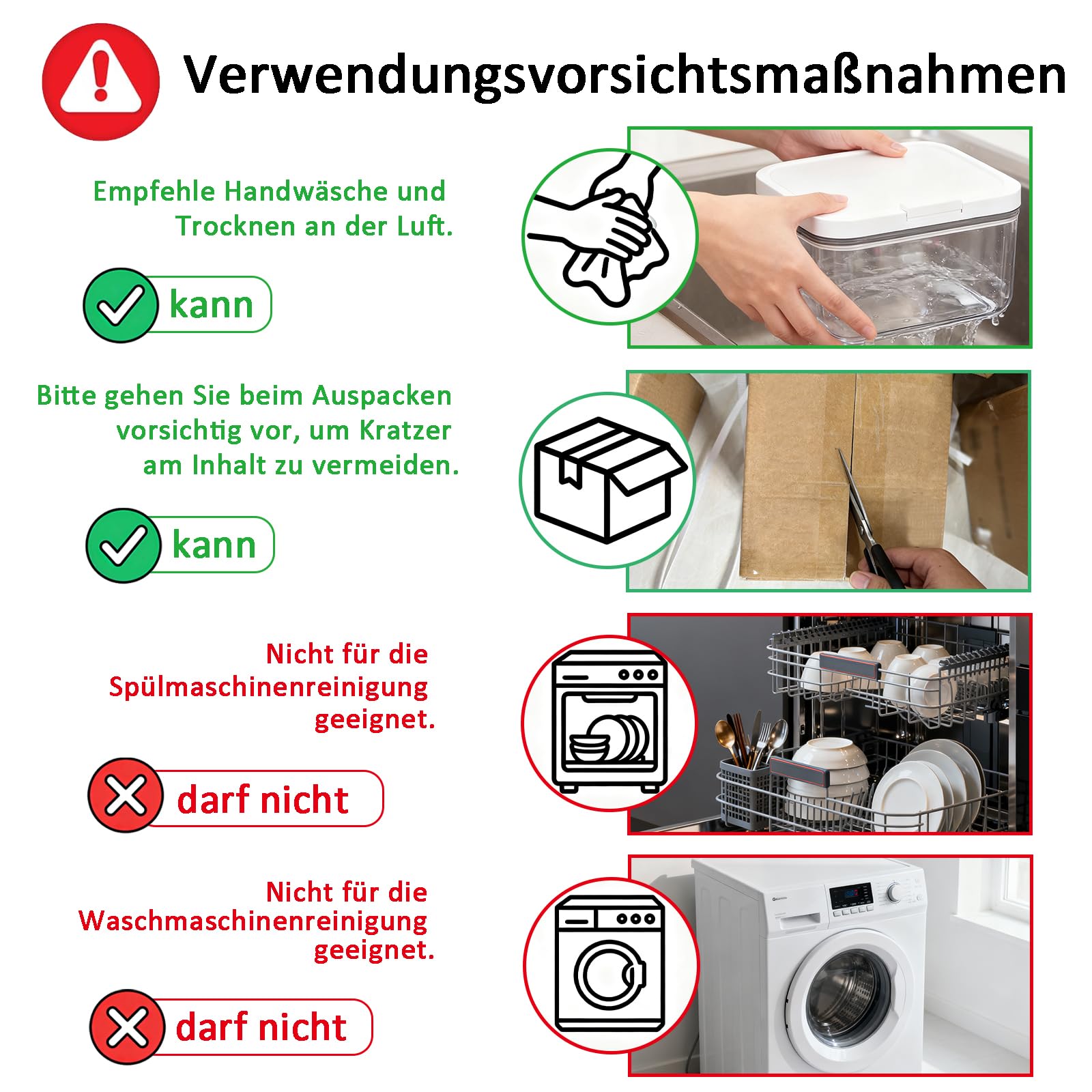 Almacenamiento de Detergente para Lavandería, 5,5L Contenedor de Detergente en Polvo, Caja de Almacenamiento Hermética de Detergente en Polvo, Caja para Detergente en Polvo de PláStico, para Perlas