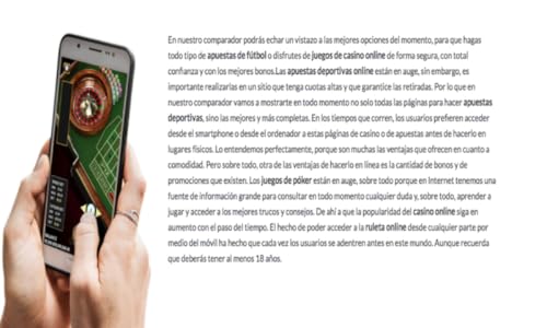 Comparador de Casino Gratis