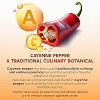 Vista 2 de Cayenne Pepper Ginger Turmeric Berberine - Digestion, Gut Heath Support