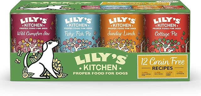 Lily's Kitchen Natural Grain Free Multipack - Complete Adult Wet Dog Food (12 x 400g)