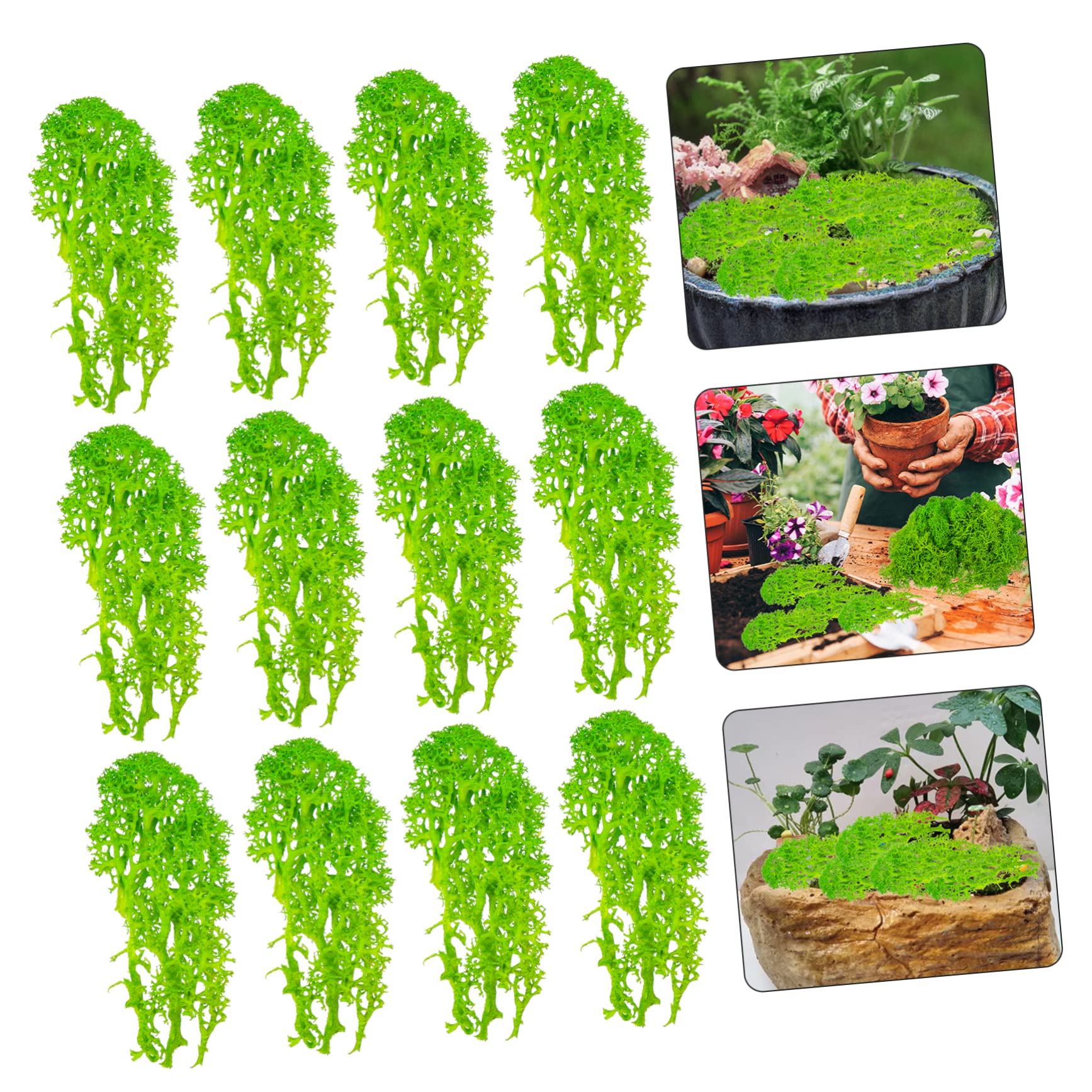 2sätze Künstliches Moos Deko Wandgestaltung Simulation Moos Für Innen Und Außendekoration Für Wohnzimmer Büro Restaurant Und Hochzeit Lebendige Grüne Farbe Vielseitig