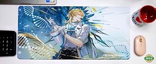 Credit Printing & Merchandise | Wuthering Waves | WuWa | XXL Mouse Pad (280 x 580 x 3 mm) / Small Mouse pad (220 x 175 x 3 mm) Gaming, Office, Personal Use | Fanmade (Luuk Herssen, XXL)