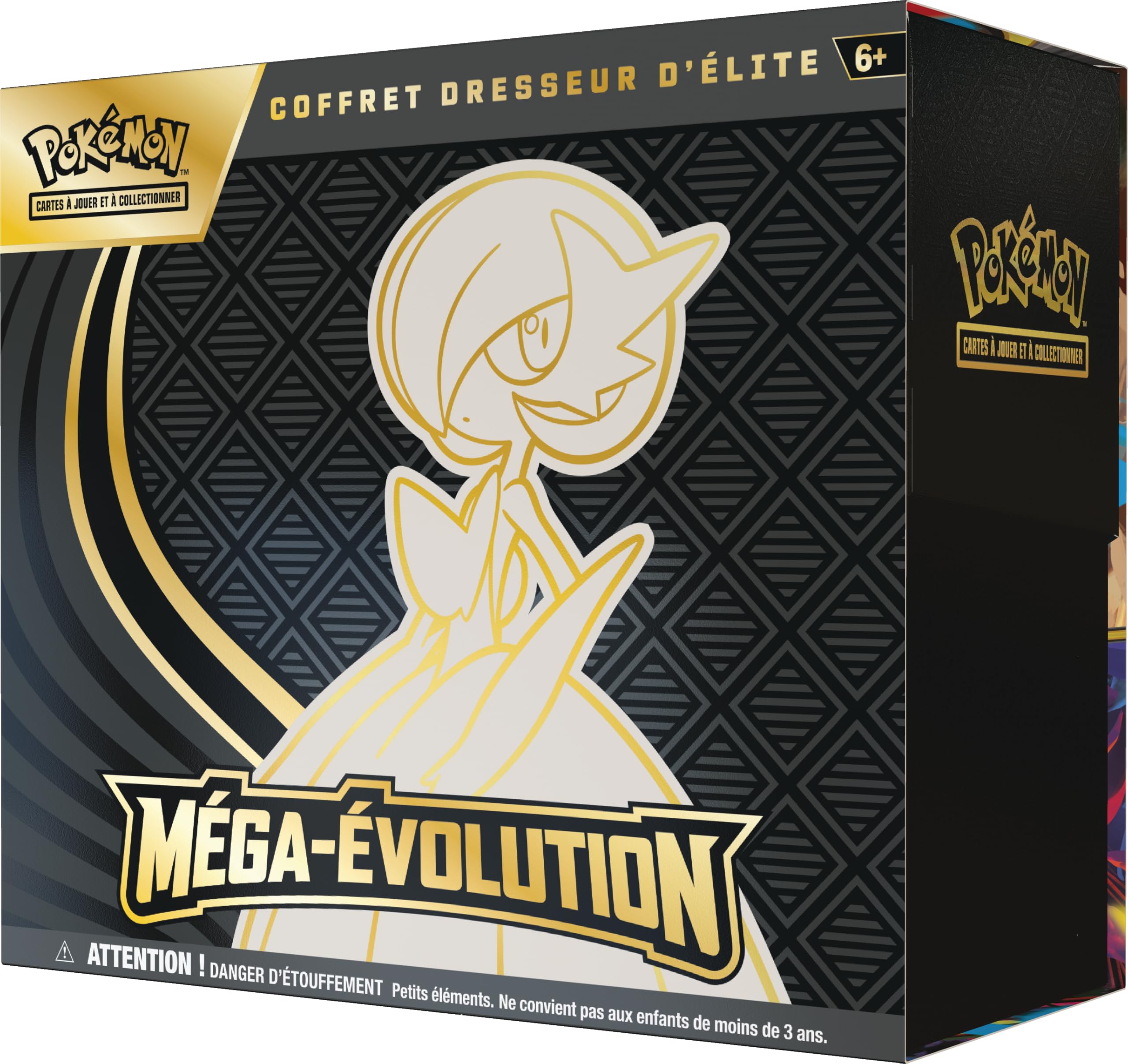 Pokémon : Coffret Dresseur d’élite Méga-Évolution – Gardevoir du JCC Pokémon (1 Carte Promo entièrement illustrée, 9 boosters et des Accessoires de Jeu Premium)