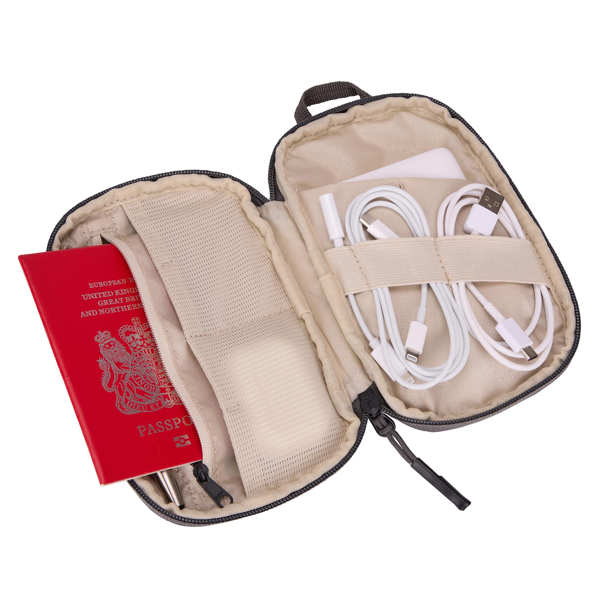 Thule Subterra 2 Powershuttle mała torba na urządzenia elektroniczne, Vetiver Gray, jeden rozmiar, organizer
