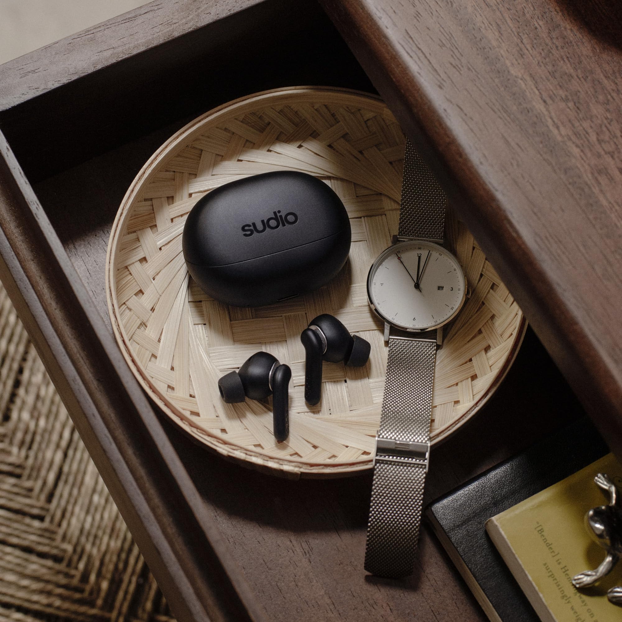 Amazon.co.jp: SUDIO E4 Pro (ミッドナイトブラック) ワイヤレス