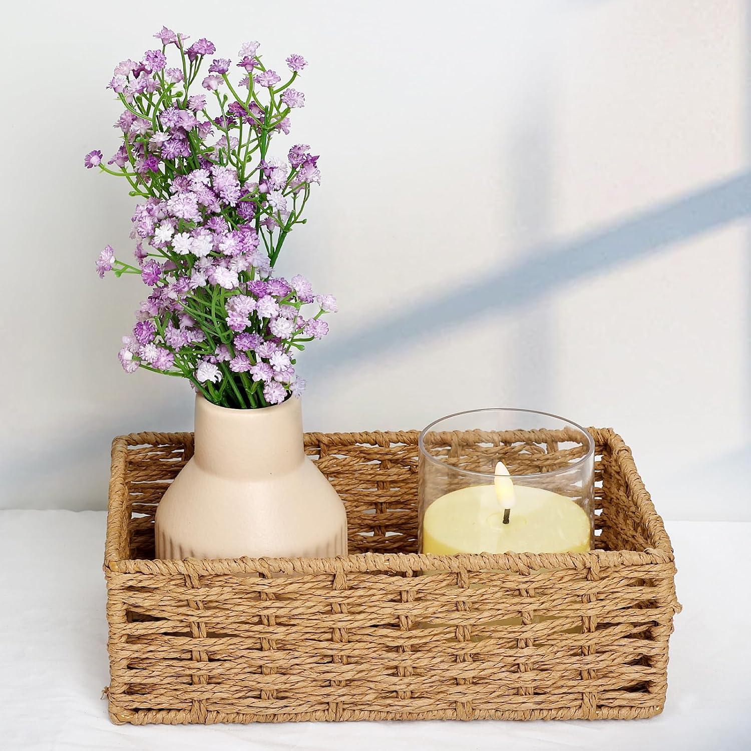 120 PCS Babys Breath Artificial Flowers - Real Touch Fake Gypsophila for DIY Wedding Arches Floral Arrangements Bouquets Centerpieces Decorations - Lilac