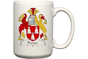 Porter Coat of Arms 15 Oz. Ceramic Coffee/Cocoa Mug: Uniting Tradition with Modern Convenience