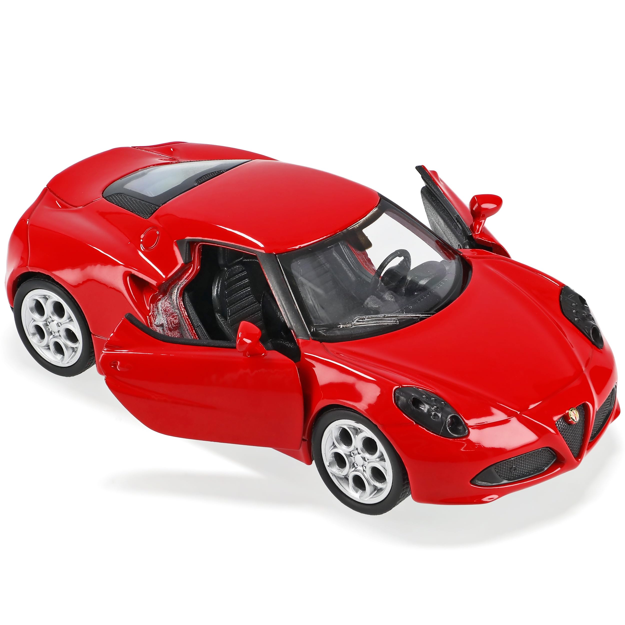 Welly Alfa Romeo 4C Coupe Red From 2014 Approx. 1/43 1/36-1/46